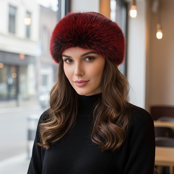 Elegant Faux Fur Winter Headband Earmuff - Picture 3 of 3